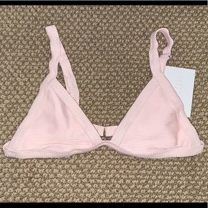 TWIIN Triangle Ribbed Bikini Top